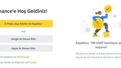 binance kayıt